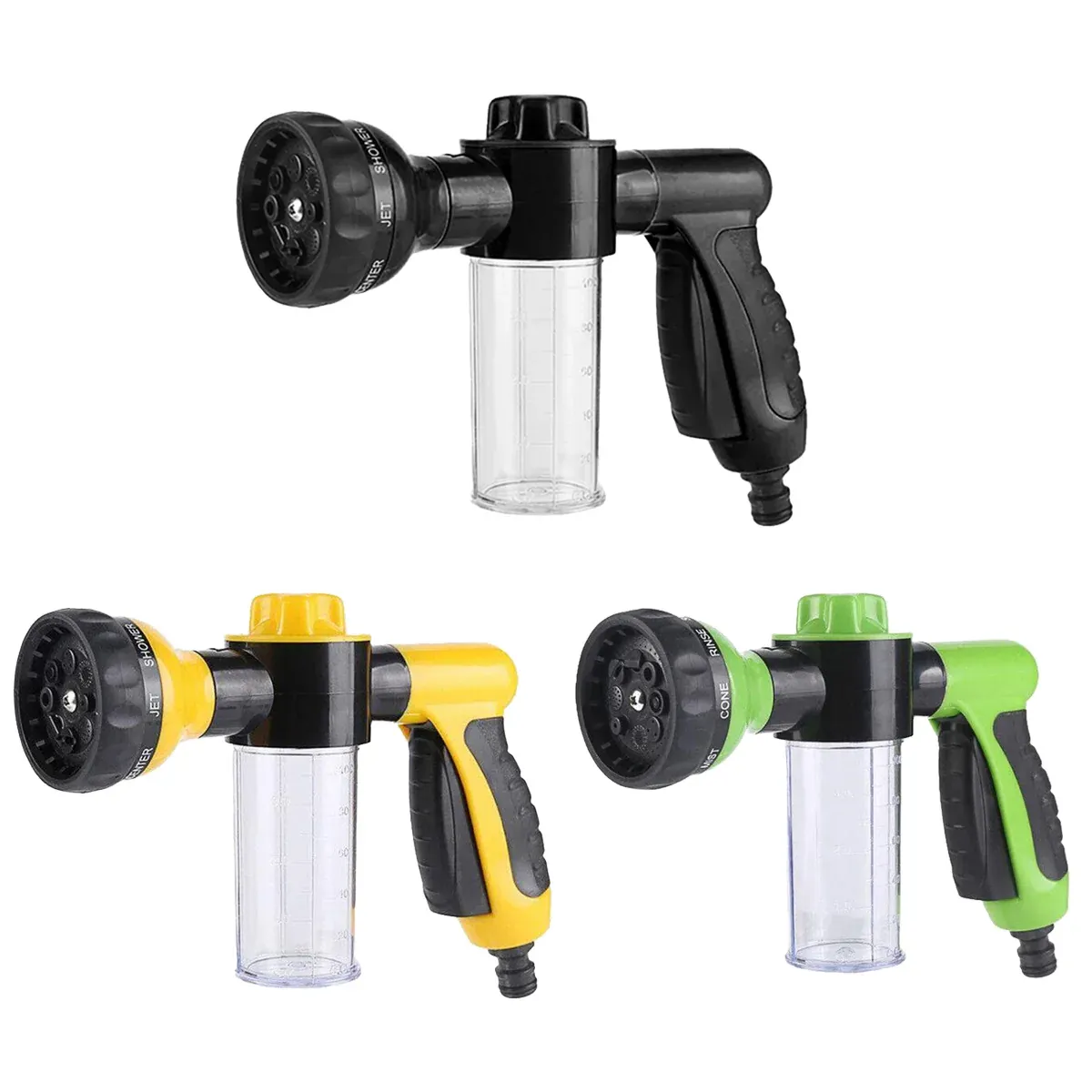 Washing Nozzle Plant Pet Hose 8-Mode Garden Car Water Foam Sprayer Soap view 3