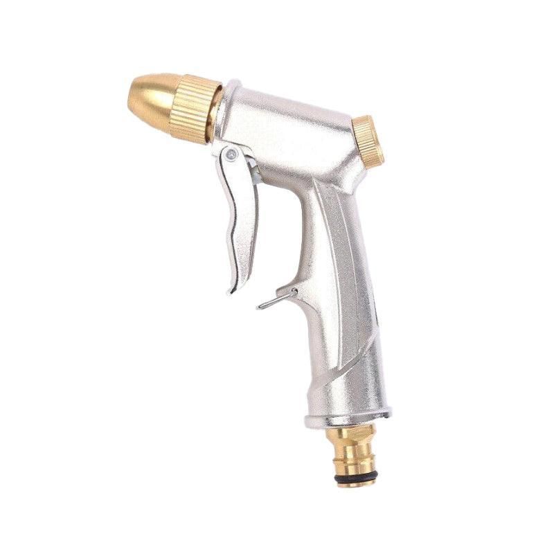 2Pcs High Pressure Water Spray Handle Nozzle Brass Garden Hose Pipe Lawn Car Wash view 2