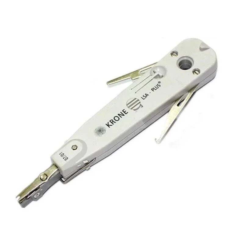 Network Cable Punch Down Tool with Hook and Blade for RJ45 RJ11 Cat5e Cat6 view 2