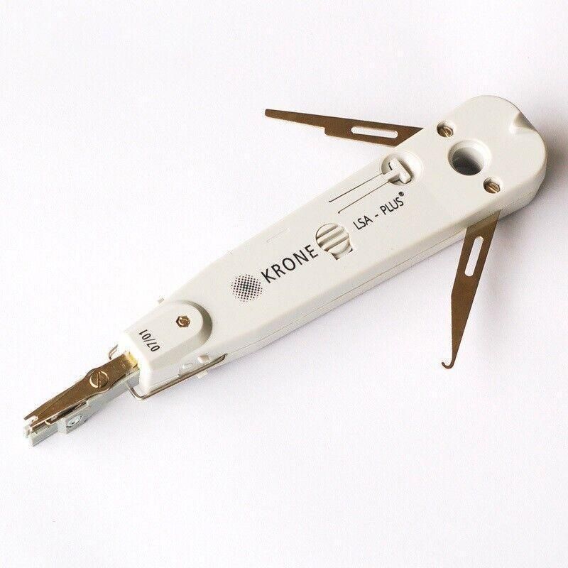 Network Cable Punch Down Tool with Hook and Blade for RJ45 RJ11 Cat5e Cat6 view 3