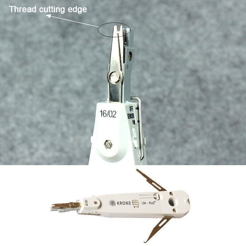 Network Cable Punch Down Tool with Hook and Blade for RJ45 RJ11 Cat5e Cat6 view 11