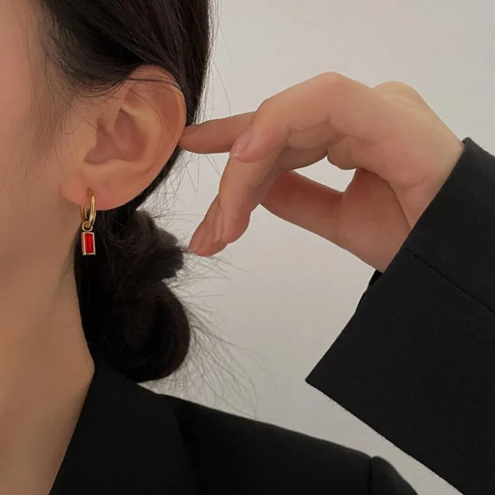Fashion Gold Zircon Earrings Stud Drop Dangle Wedding Best Gift For Women view 7