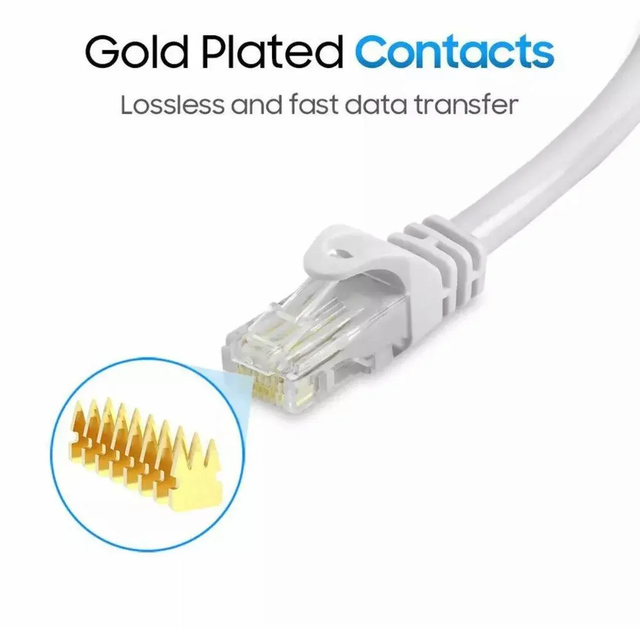 Fast Ethernet Network Cable CAT6 1000Mbps Internet RJ45 1 2 3 10 15 20 30 50m - 2M view 8