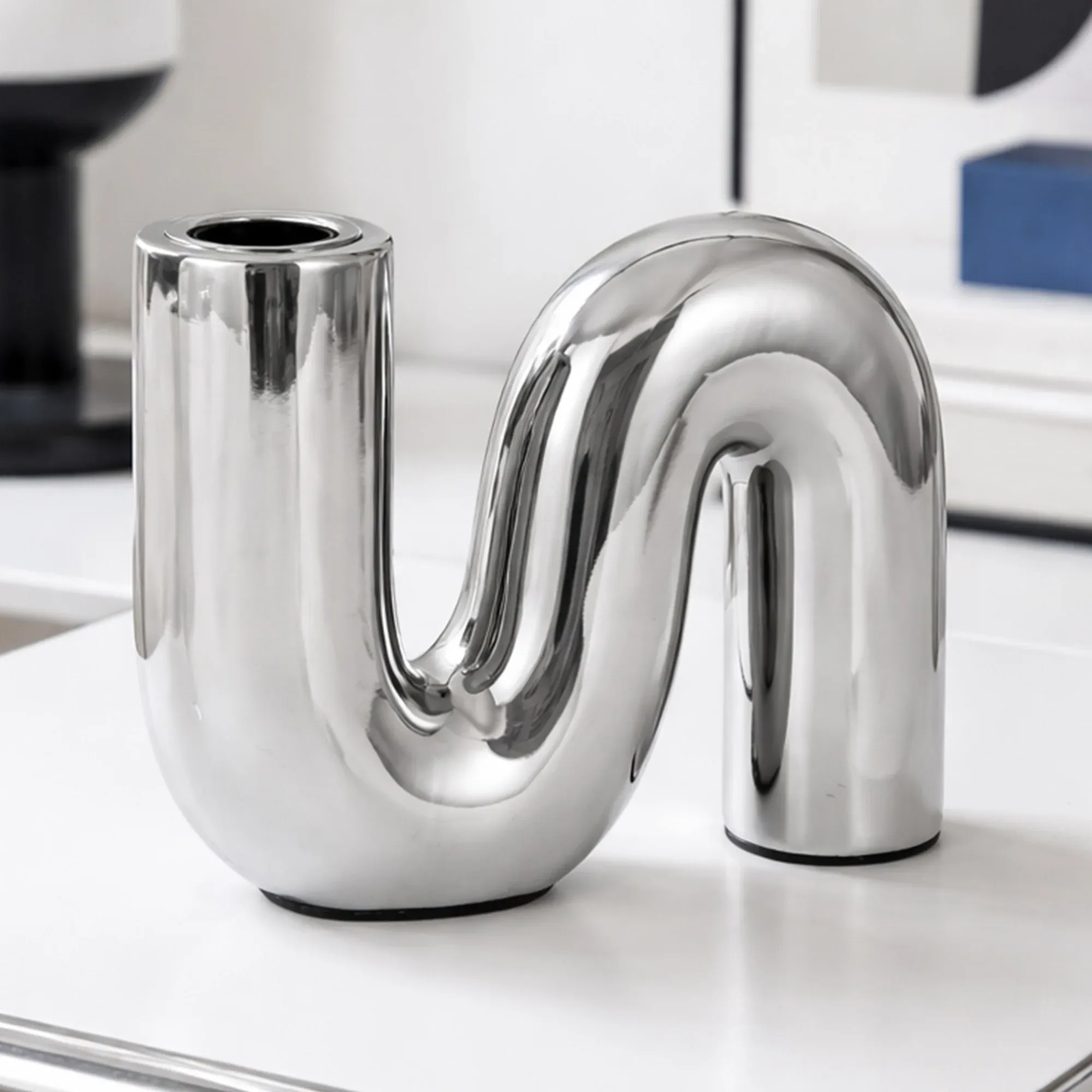 Millie Table Lamp - Chrome view 3