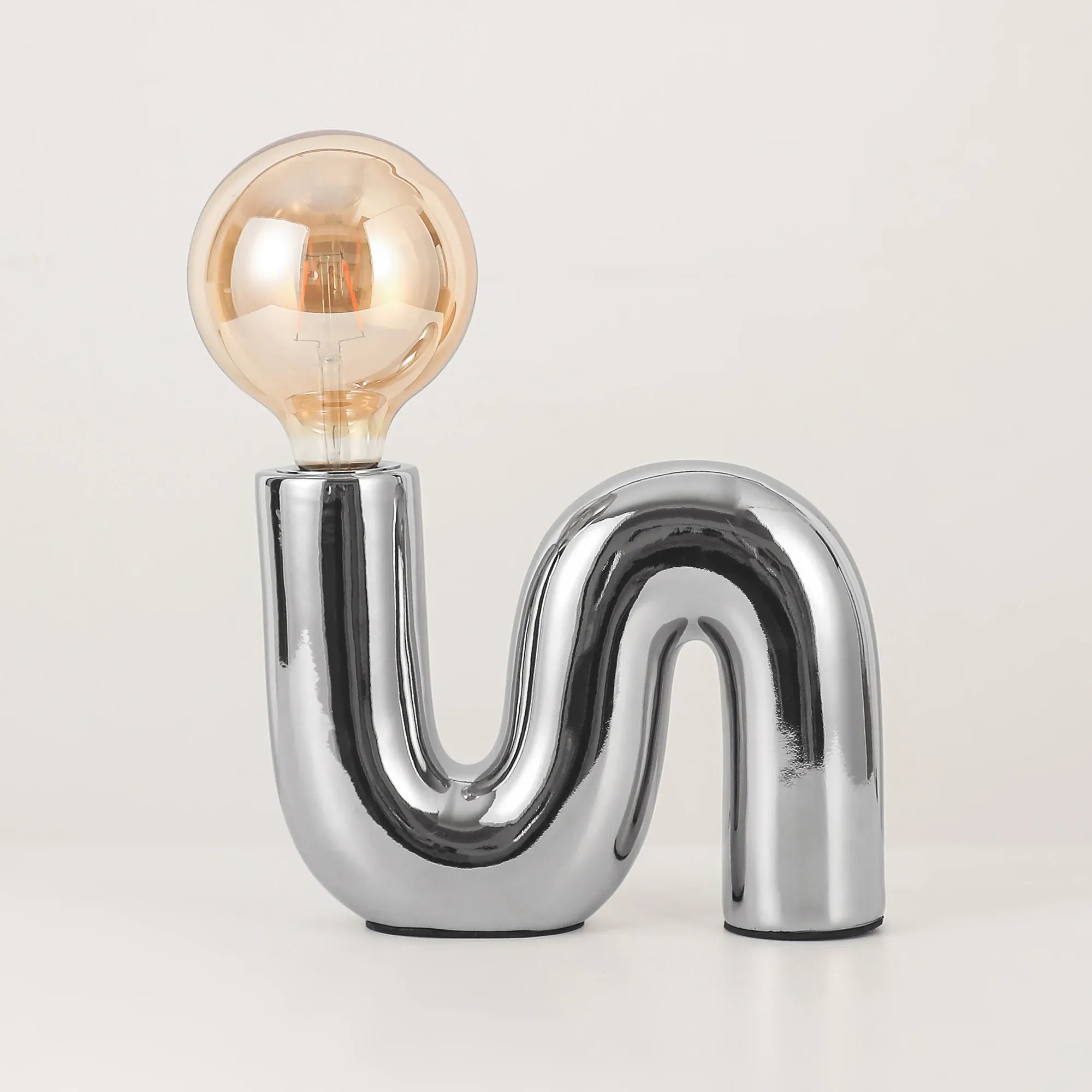 Millie Table Lamp - Chrome view 7