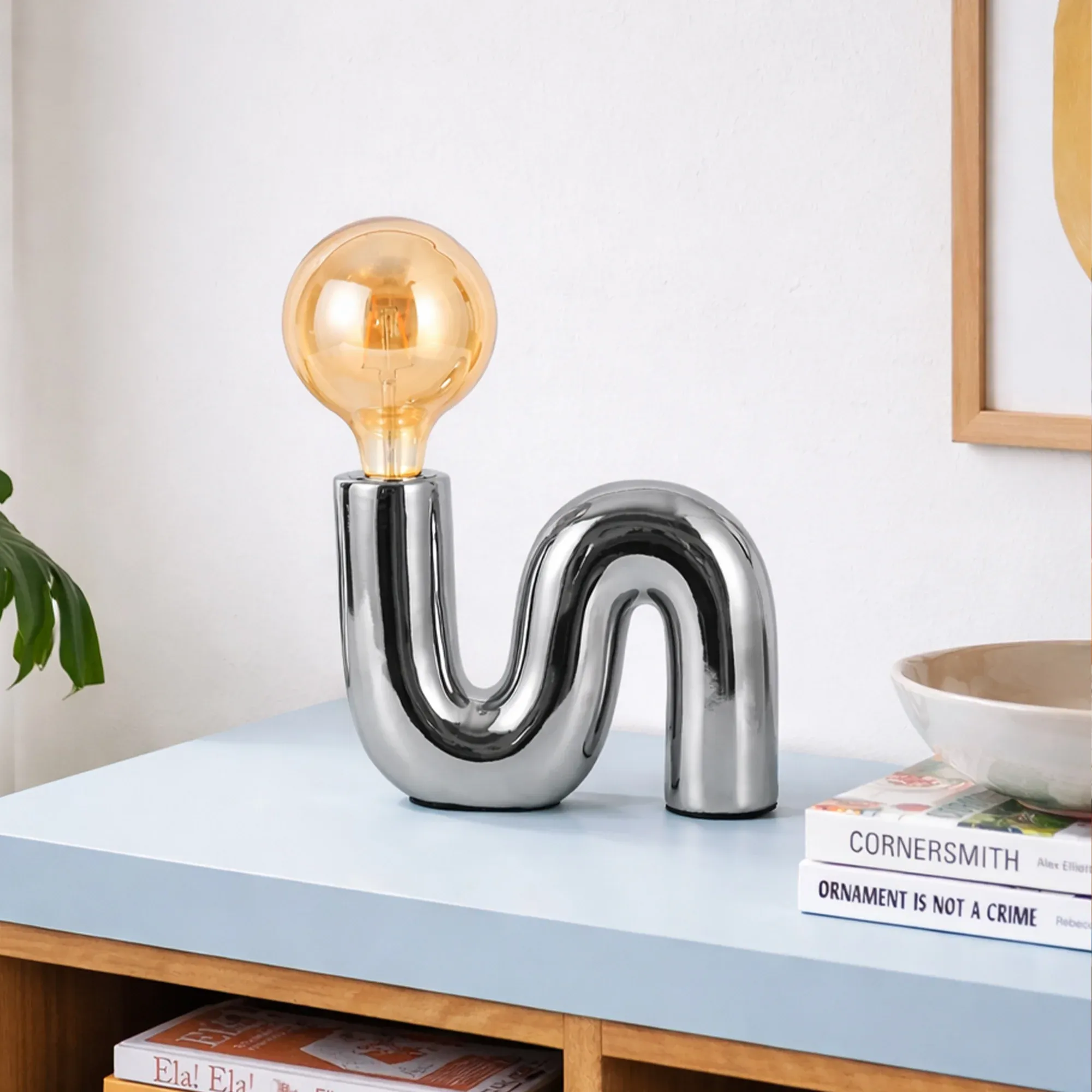 Millie Table Lamp - Chrome view 10