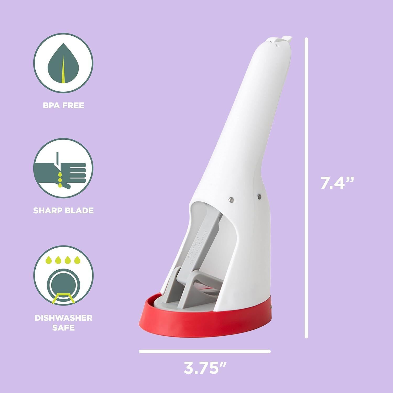 Chef'n Strawberry Slicer Slicester Hand-Held Strawberry Slicer to Create Garnishes view 10