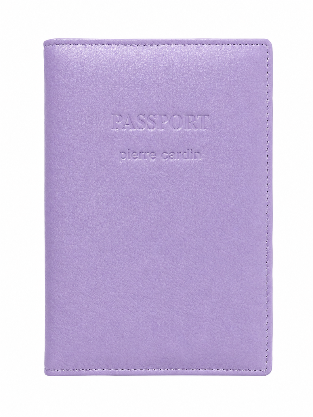 Pierre Cardin Slim Leather Passport Wallet Holder RFID Case Cover - Lilac view 2