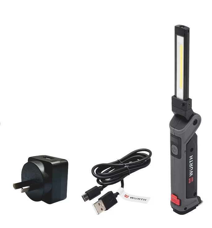 Wurth Cordless LED Handheld Work Lamp ERGOPOWER BEND+ – 700 Lumen view 2