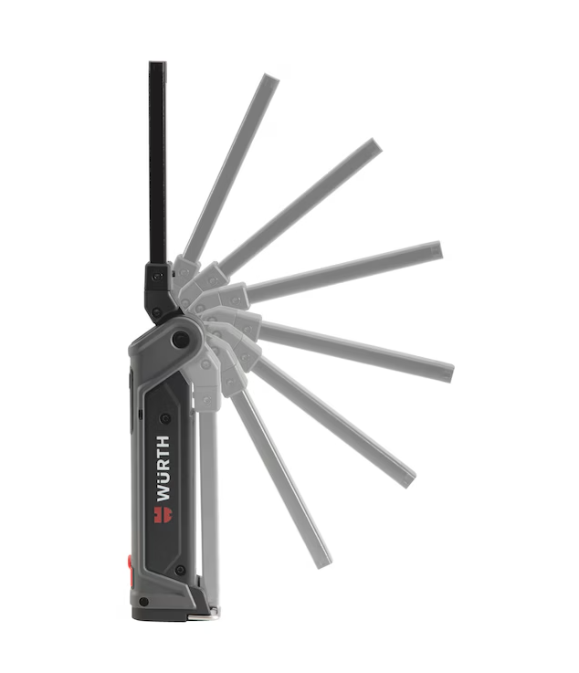 Wurth Cordless LED Handheld Work Lamp ERGOPOWER BEND+ – 700 Lumen view 9