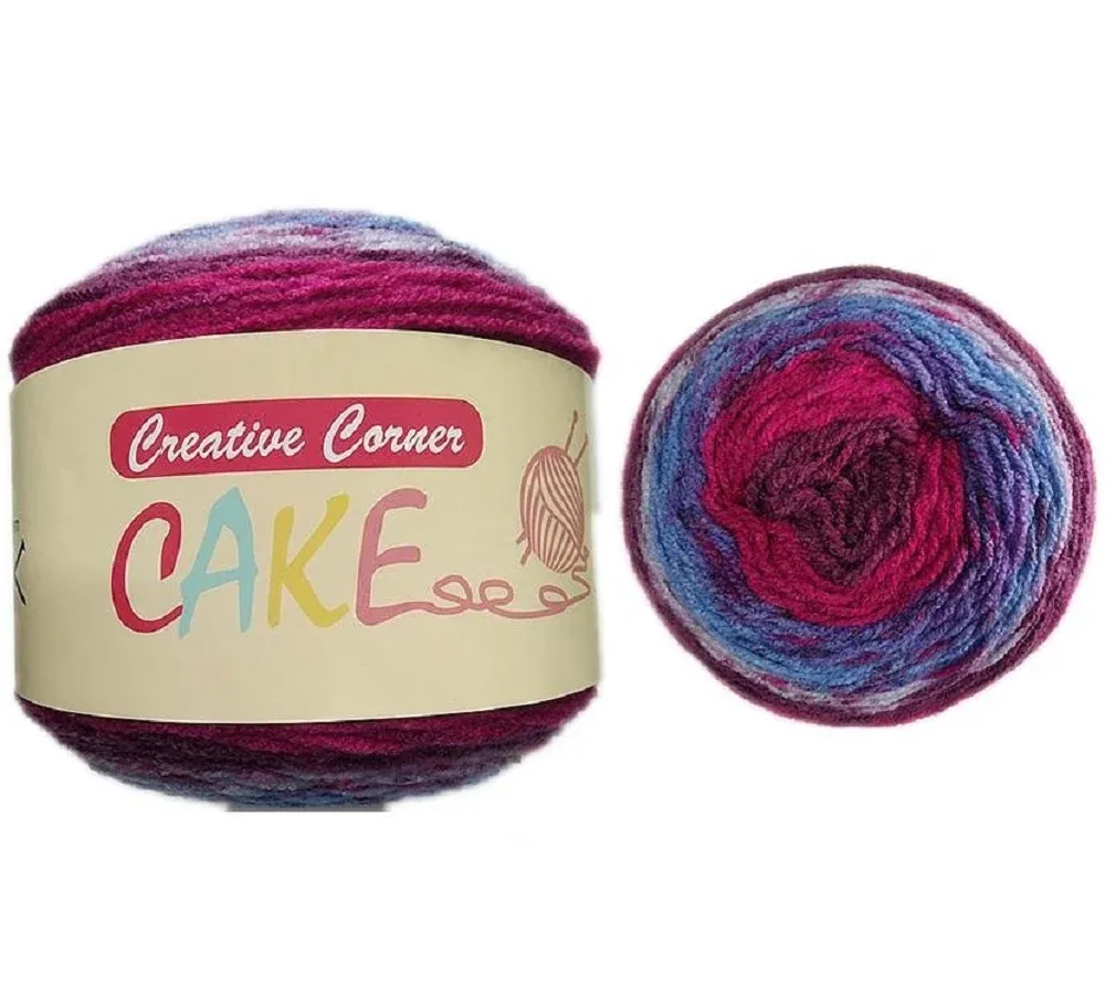 Bulk 6 Vibrant Super Soft Cake Knitting Yarn