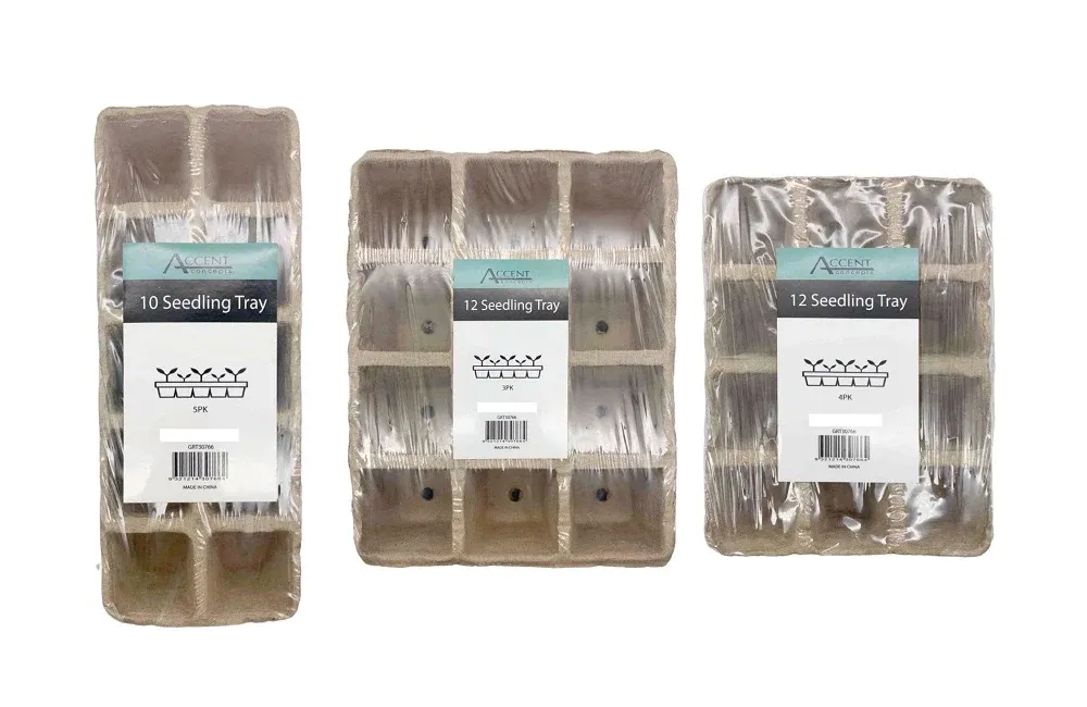 bulk 288 Paper Seedling Tray Compartments Assort