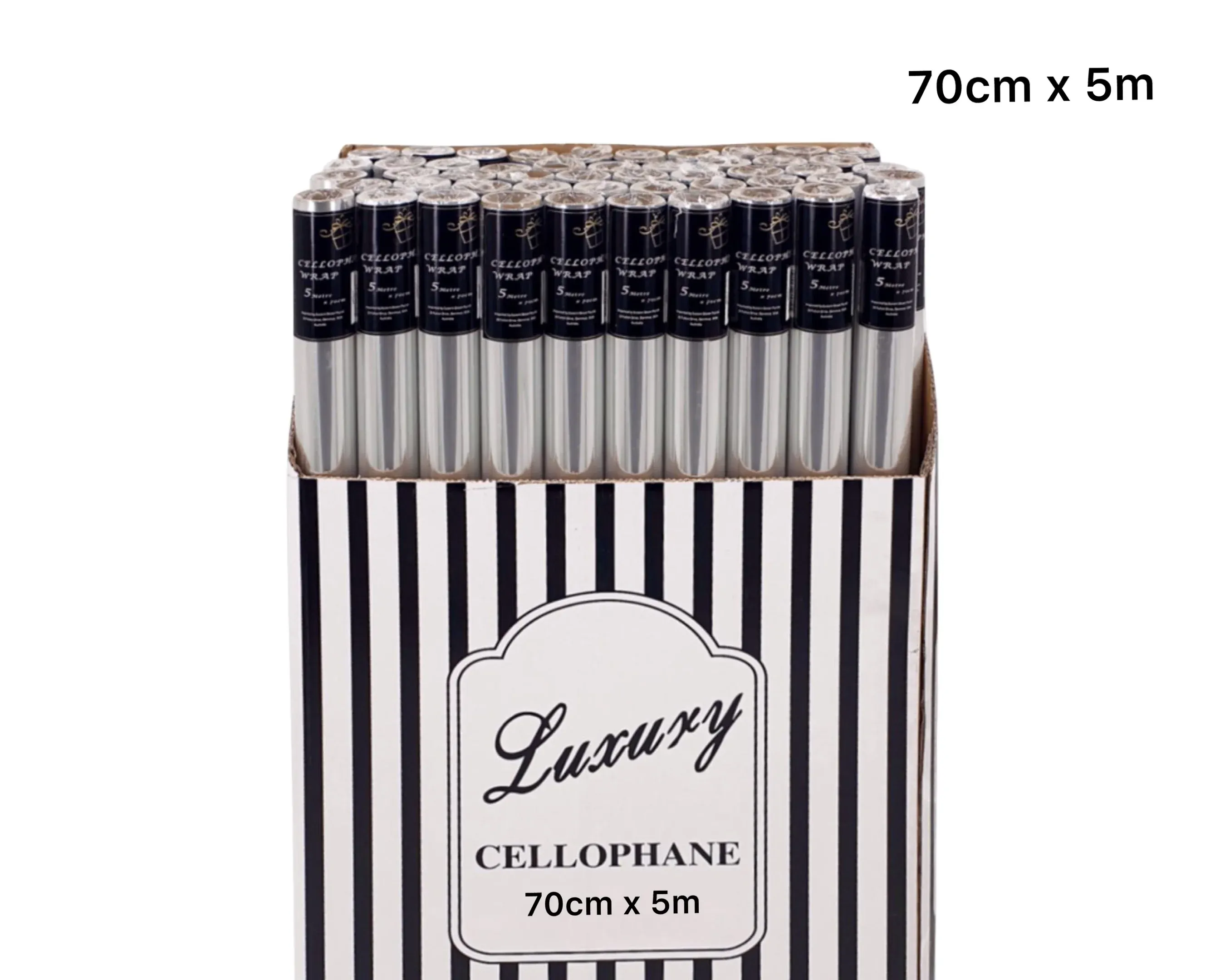 bulk 50 Cellophane 70cmx5m on 38mm Core