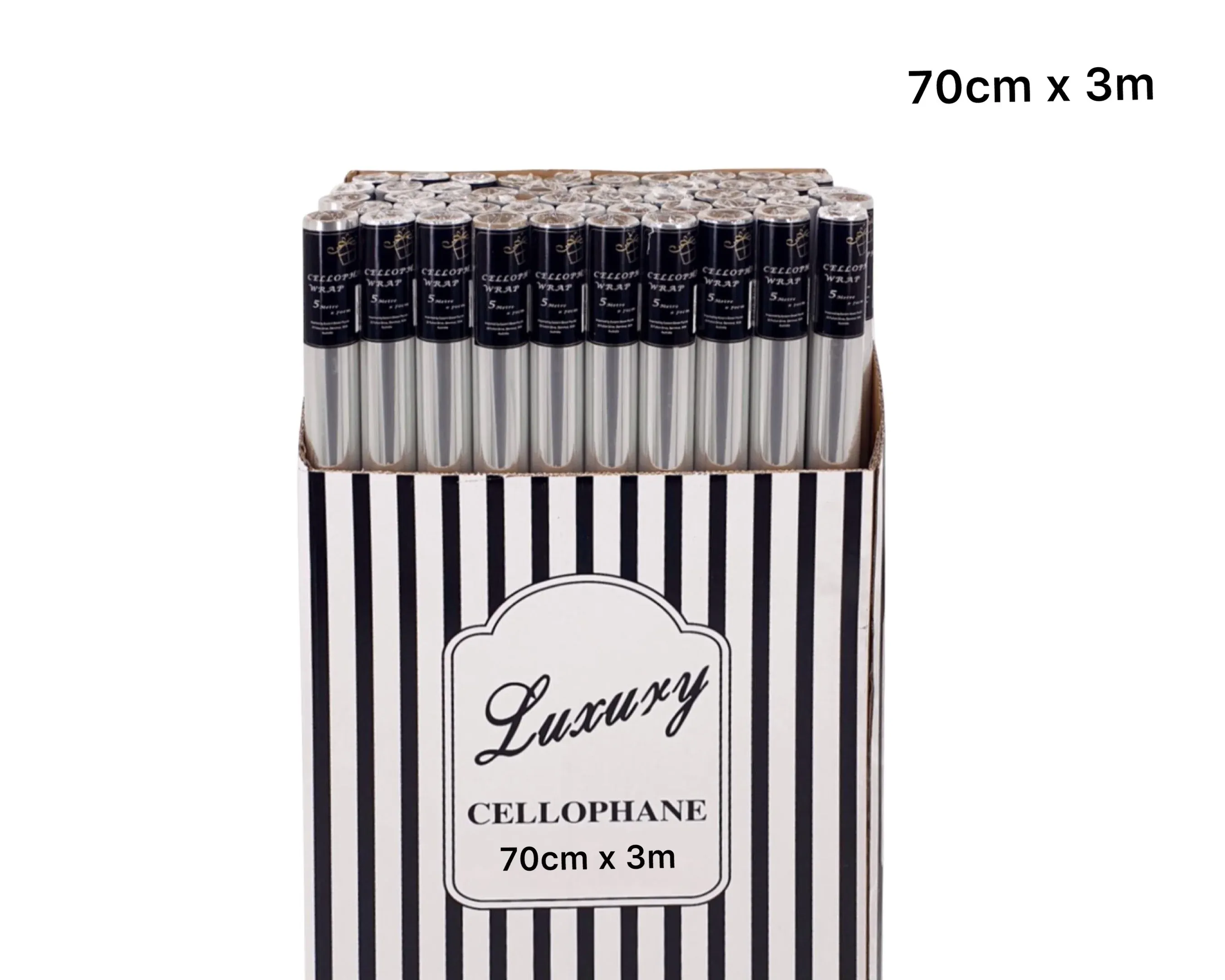 bulk 50 Cellophane 70cmx3m on 38mm Core