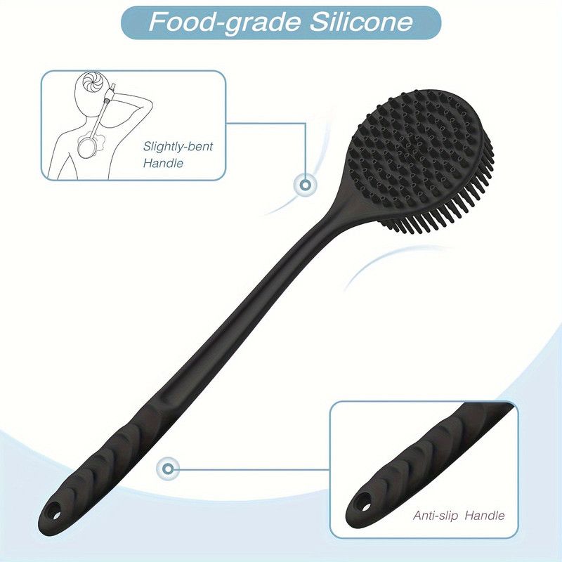 Silicone Bath Brush Set Gentle Exfoliating view 4