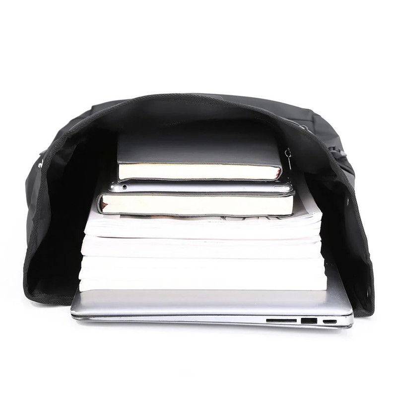 Wear-Resistant Laptop Backpack Black view 4