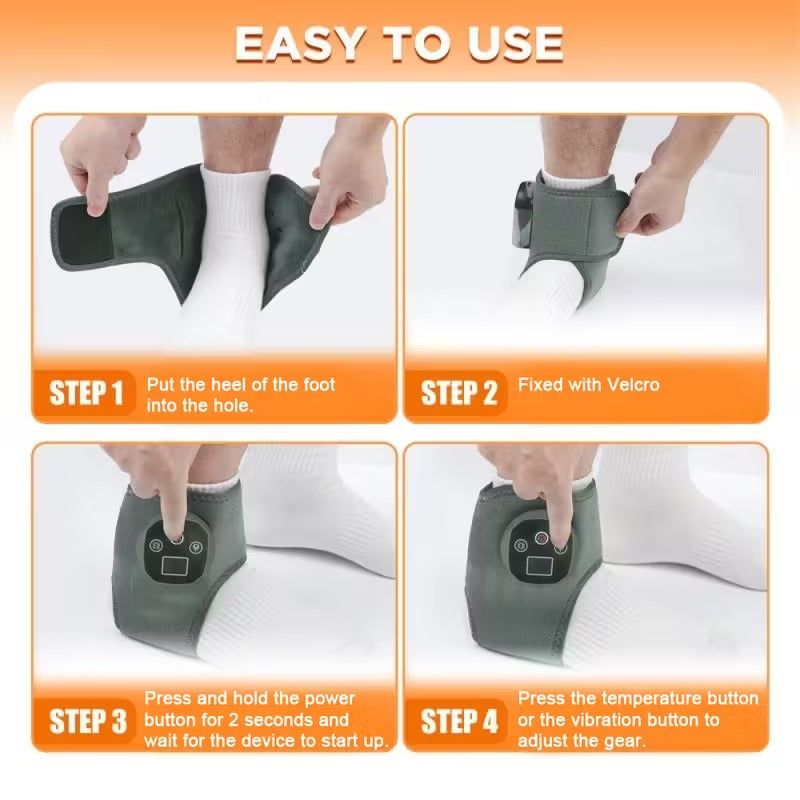 Ankle Heating Massager with Vibration & Heat view 5