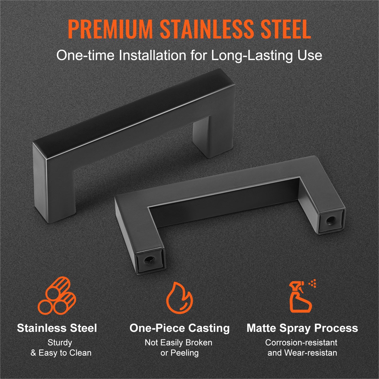 10 Pack Cabinet Pulls 3in view 3
