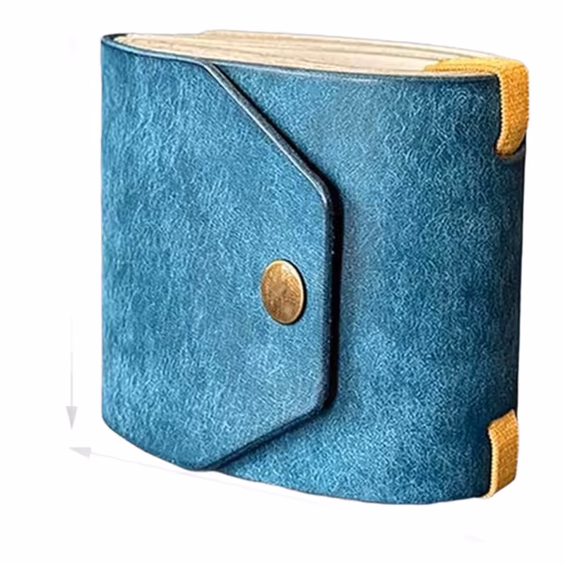 3PCS Red Slim PU Leather Cash Holder and Bill Organizer - Professional Long view 6