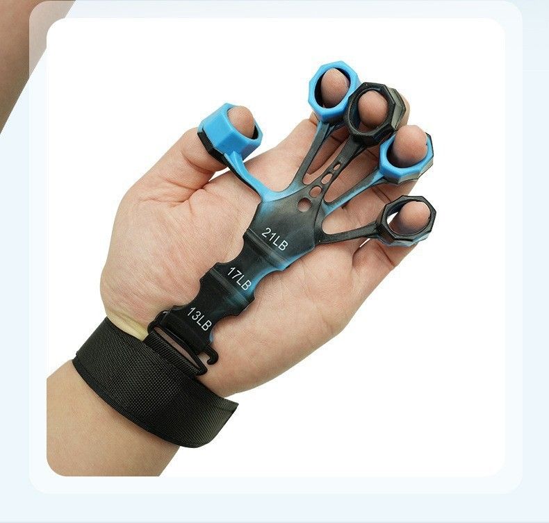 10 pcs Green Finger Exerciser and Hand Strengthener - Adjustable Silicone Grip view 5