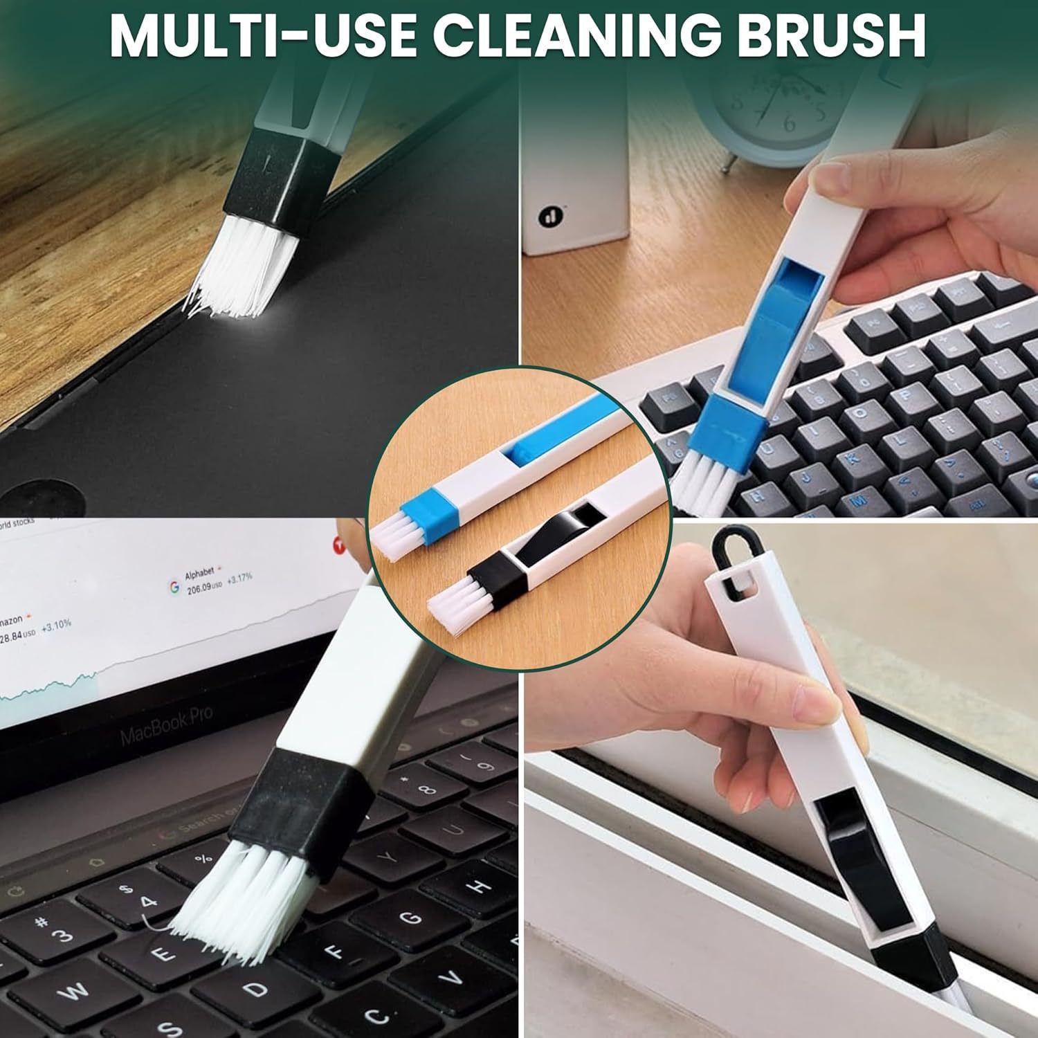 Set C Multi-Use Heavy-Duty Cleaning Brush Set – 12-Piece Hard Bristle Tool Kit view 5