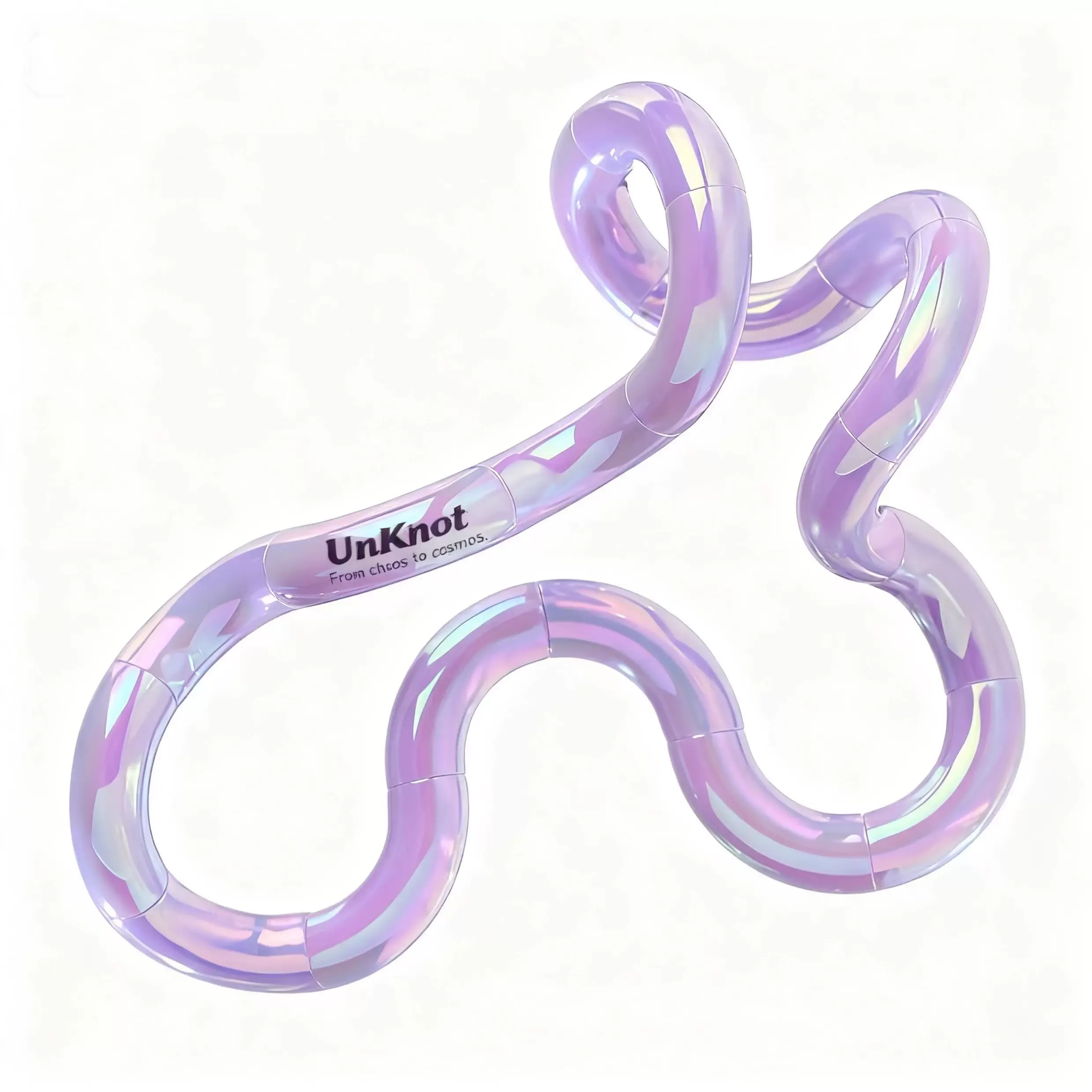 Purple Thermochromic Twist Toy – Sensory Stress-Relief Fidget Tool (TPU + view 4