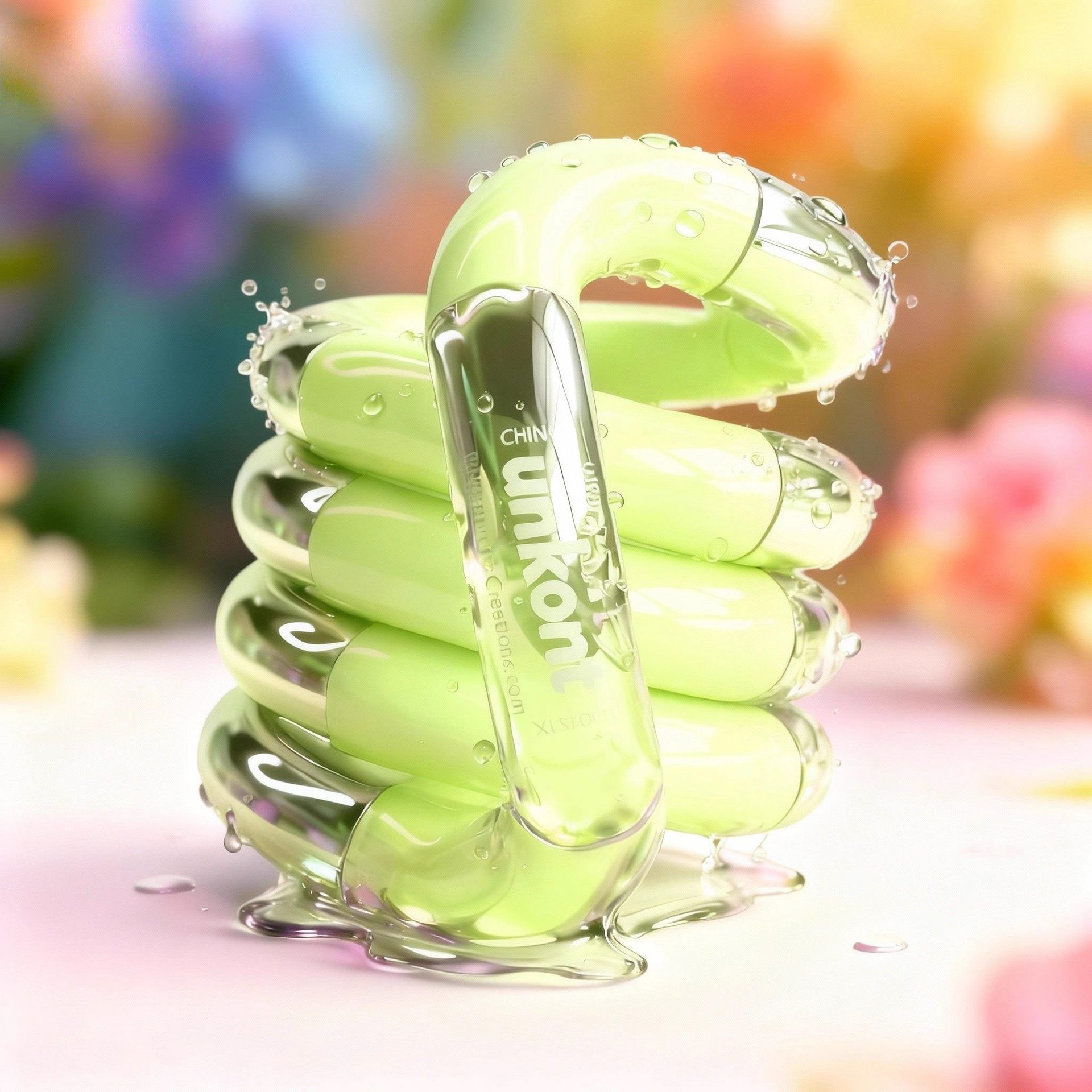 Light Green Thermochromic Twist Toy – Sensory Stress-Relief Fidget Tool (TPU + — image 1