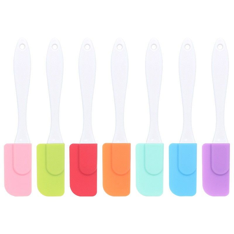 7 Pcs Pink Detachable Silicone Spatula - Food Grade Heat Resistant Baking view 2