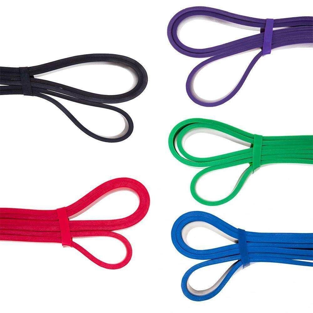 5-piece TPE Resistance Band Set - Heavy Duty Fitness Loop Bands for Strength view 5