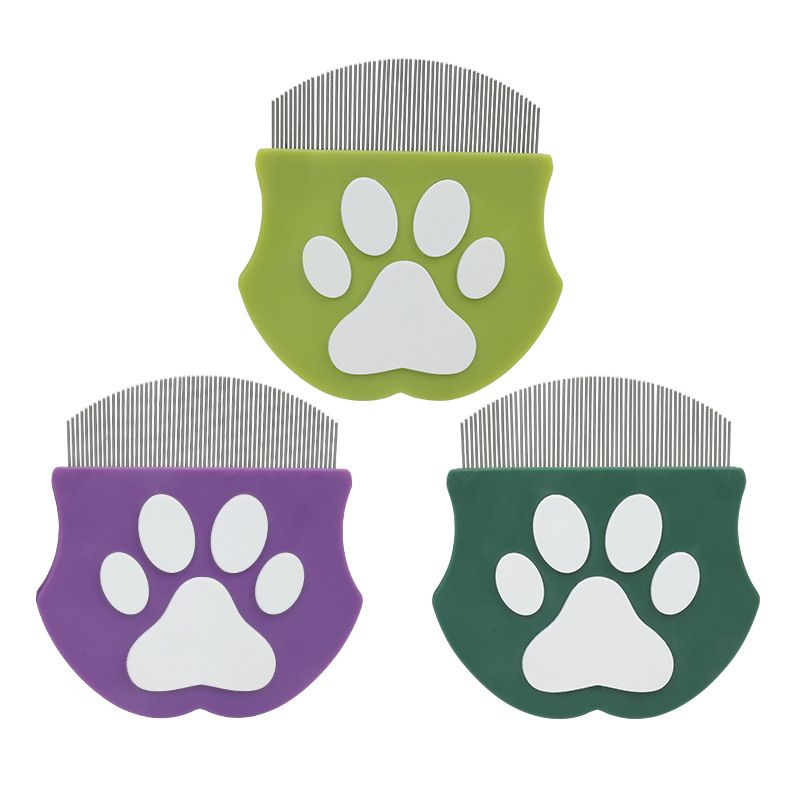 2 Pcs Purple Gentle Pet Face & Flea Comb – Mini Grooming Tool for Cats & Dogs view 6