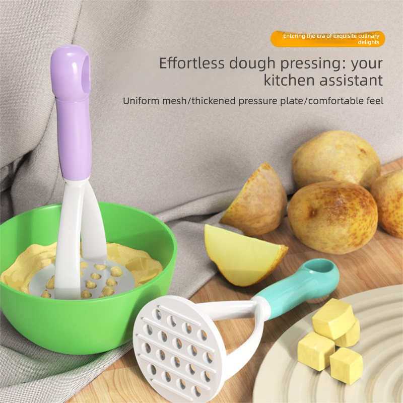 3-Pack Blue,green and purple Manual Potato Masher - Baby Food Maker & view 6