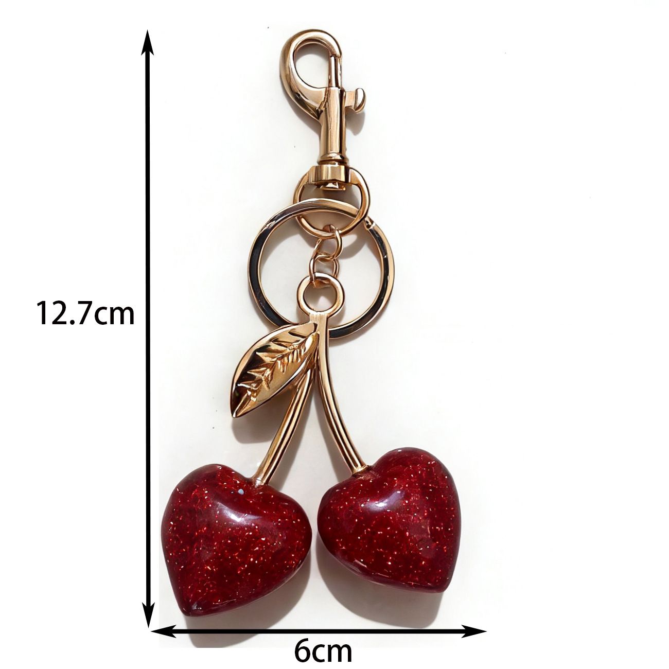 Fashionable Fashionable Cherry Keychain with Fruit Pendant for Handbags and
