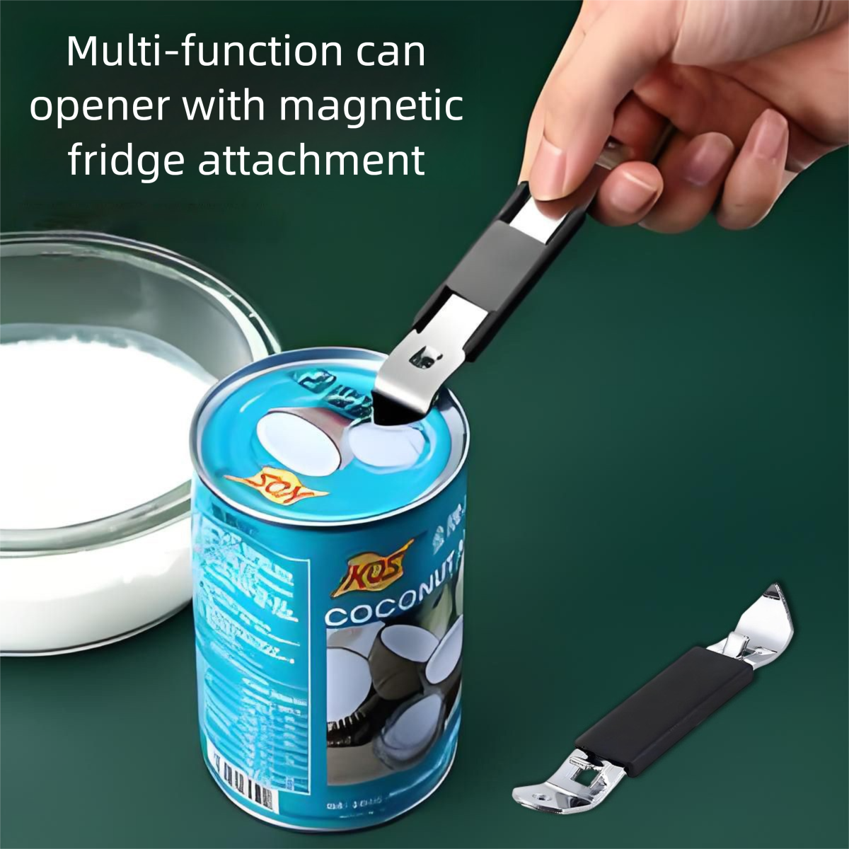 5-Pack Red Magnetic Can Opener - Heavy Duty Puncture Tool for Condensed Milk view 3