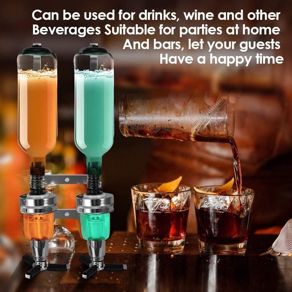 Professional Wall-Mounted Alcohol Tot Dispenser (4 Head) - Heavy Duty view 5