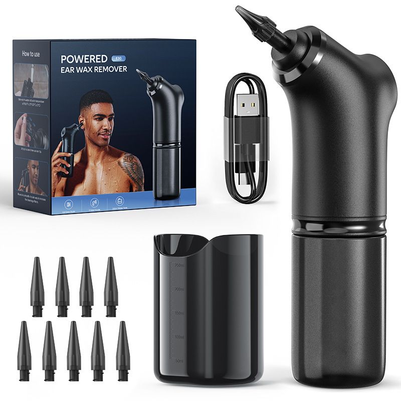 E30 Professional Electric Ear Irrigation and Ear Wax Removal Kit - Type-C Charging