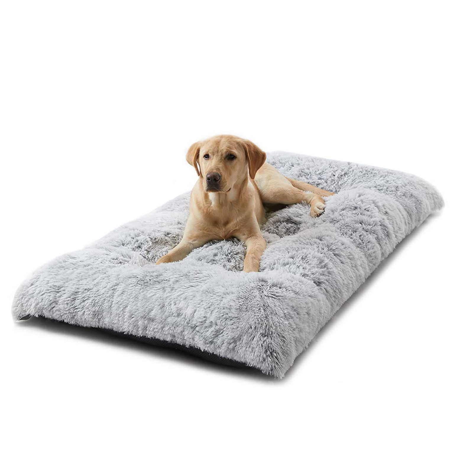 55 x 40 CM Winter Long Plush Dog Bed for Large Dogs - 10CM Thickened Fluffy — image 1