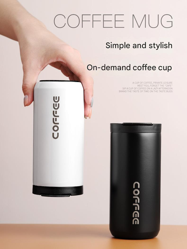 Gradient Blue Stainless Steel Coffee Mug 500ml Vacuum Insulated Travel Cup 8 view 2