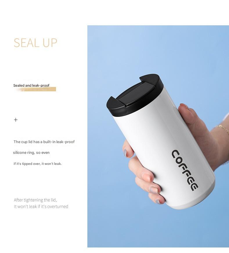 Gradient Blue Stainless Steel Coffee Mug 500ml Vacuum Insulated Travel Cup 8 view 5