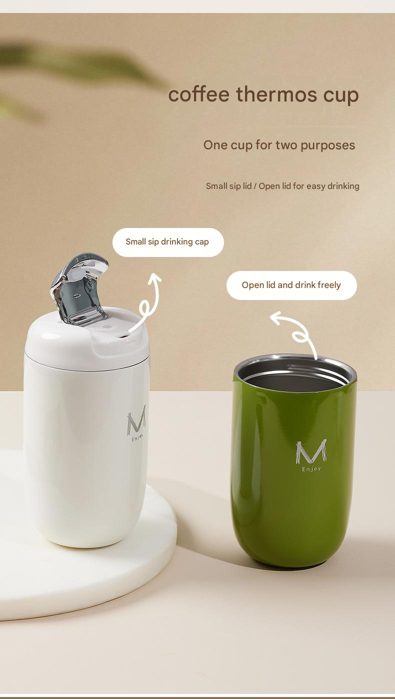 Black Gift Box Set Premium 316 Stainless Steel Coffee Tumbler - 350ml Vacuum view 2