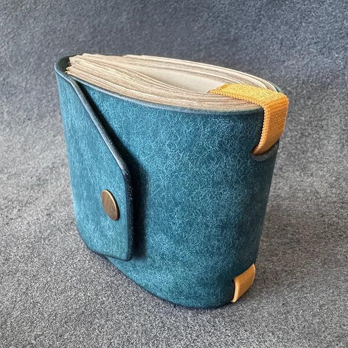 Green Cash Wrap Wallet - Compact Snap Closure Card and Bill Holder view 6