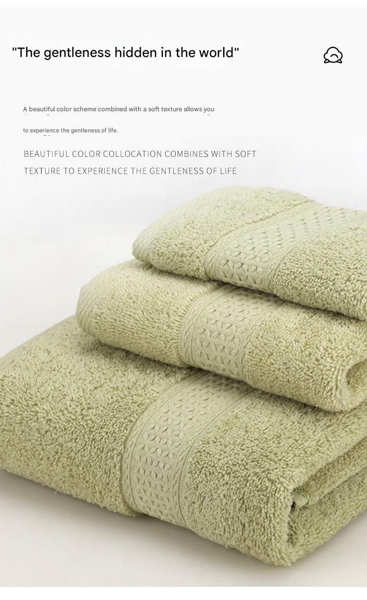 3-Piece Brown Towel Set - Soft Absorbent Bath view 7