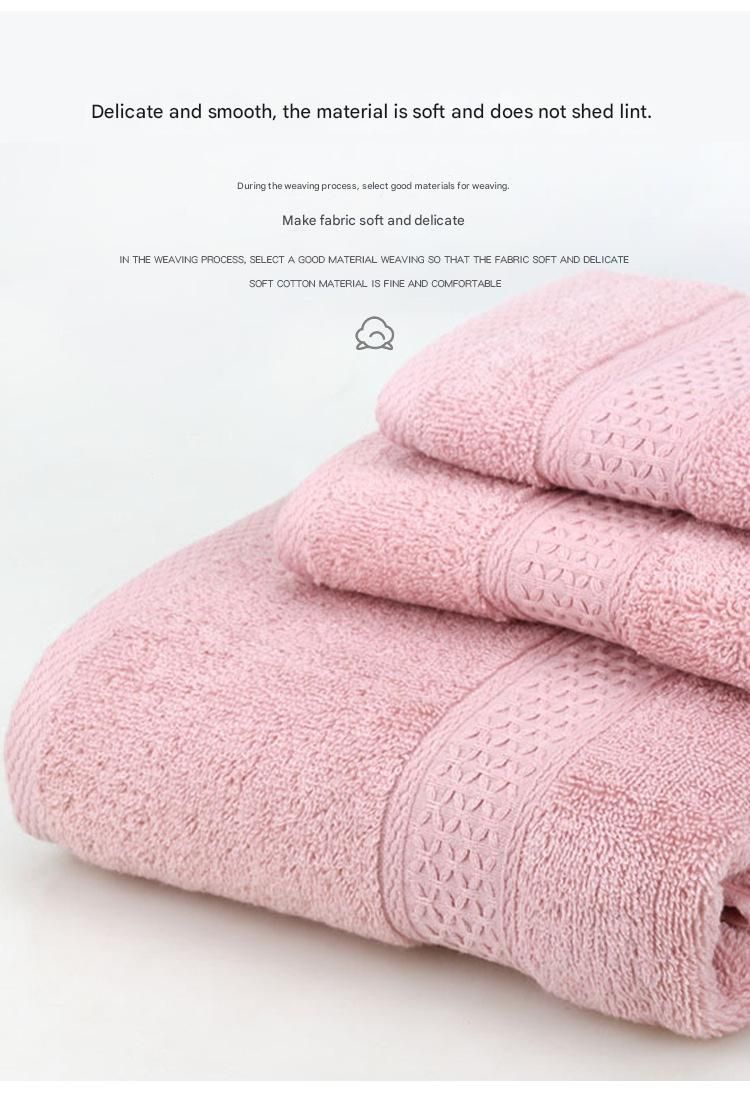 3-Piece Light purple Towel Set - Soft Absorbent Bath view 6