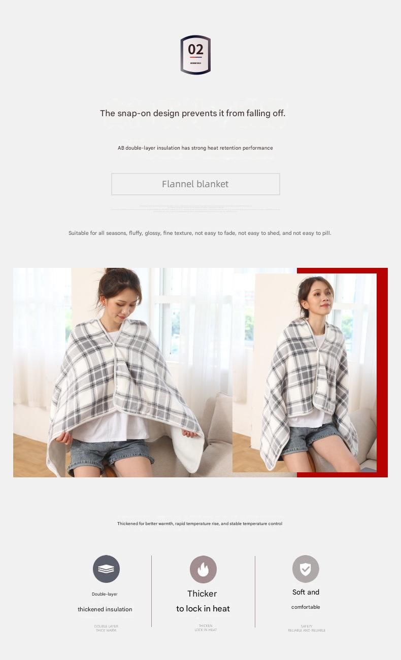 Blue and Pink 80*130cm Japanese-Style shawl blanket Ultra-Soft Blanket - Thick view 8
