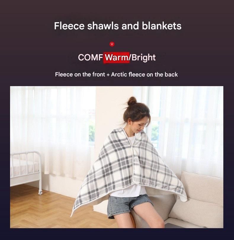 Colorful 80*130cm Japanese-Style shawl blanket Ultra-Soft Blanket - Thick view 2