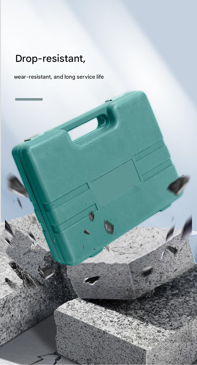 Green 9 Piece Set -Multi-Purpose Home & Car Tool Kit - Durable Blow-Molded Case view 11