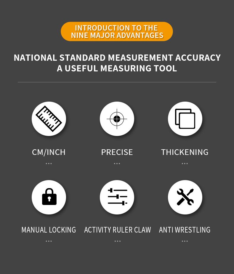 5M Heavy Duty Steel Tape Measure - Metric & Imperial Dual Scale - High Carbon view 3