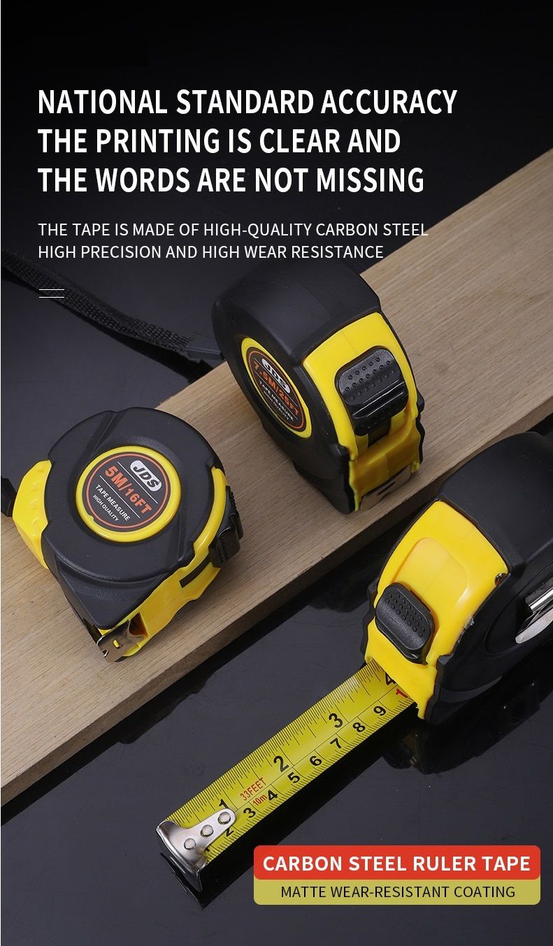 5M Heavy Duty Steel Tape Measure - Metric & Imperial Dual Scale - High Carbon view 6