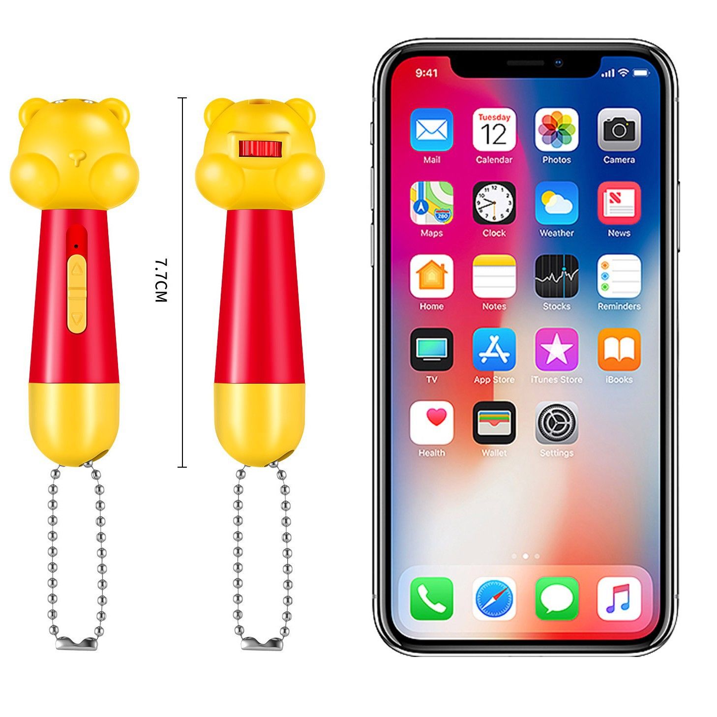 Blue Bear Laser Cat Toy Set - 2 Piece USB Rechargeable Multi Pattern Laser view 2