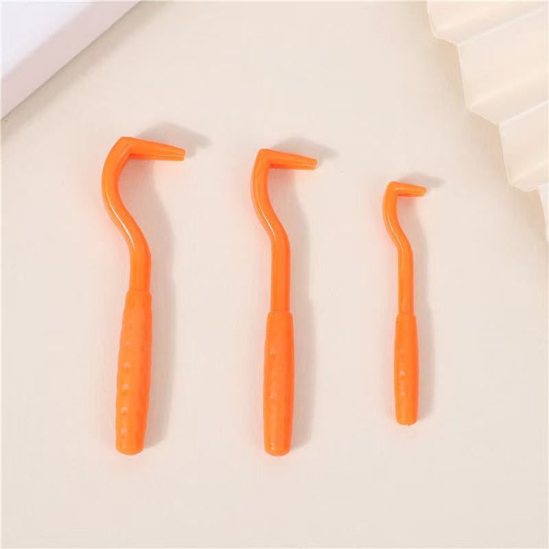 2-Pack Orange Pet Tick Remover Tool Set - Small Medium Large Flea and Tick — image 1