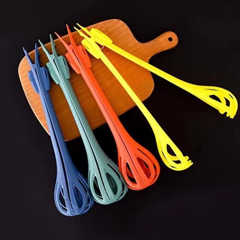 Green 2-Piece 3-in-1 Multi-Functional Egg Whisk & Food Tongs Set view 7